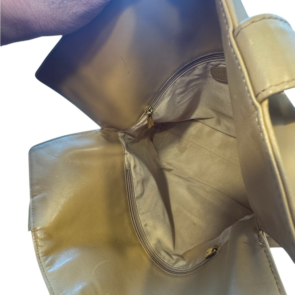 Chanel Shoulder Tote with COA — Yellowish-tan - Picture 14 of 16